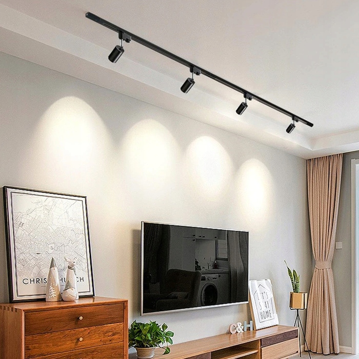 Đèn LED spotlight tô điểm cho không gian phòng khách