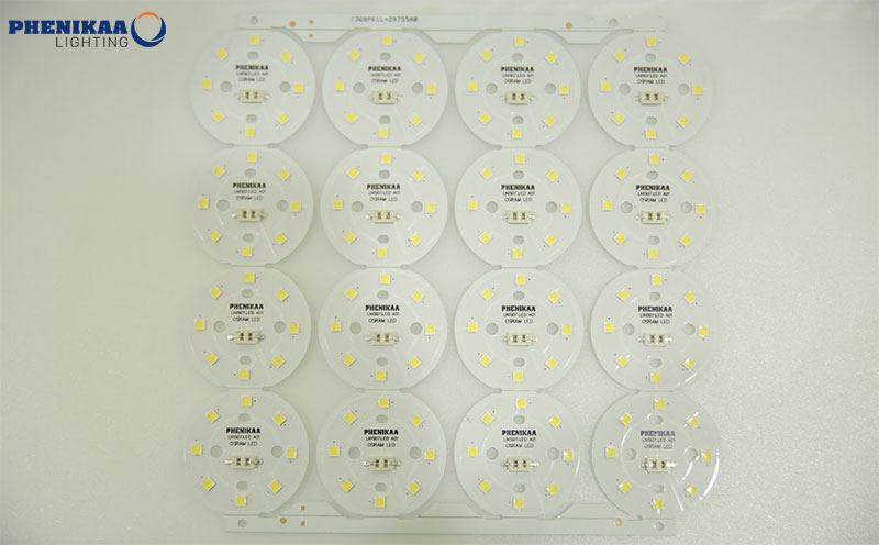 Đèn LED của Phenikaa Lighting sử dụng chip LED OSRAM bảo đảm hiệu suất chiếu sáng cao cho đèn
