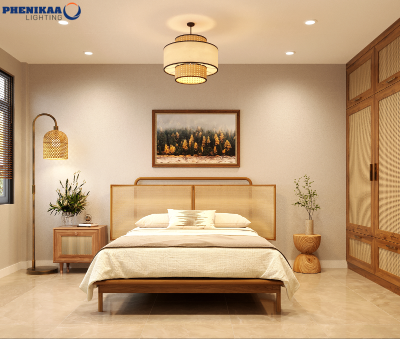 Bạn nên chọn đèn LED âm trần phòng ngủ có màu sắc ánh sáng dễ chịu để mang đến cảm giác được thư giãn