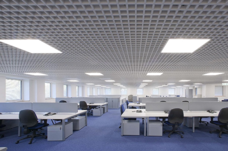Khu văn phòng ưa chuộng đèn LED Panel siêu sáng