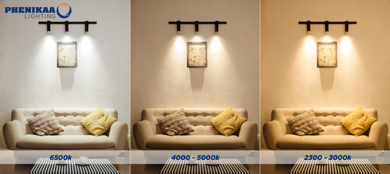 Đèn LED ốp trần trang trí đổi màu có thể linh động chuyển đổi màu sắc ánh sáng phù hợp với nhu cầu chiếu sáng