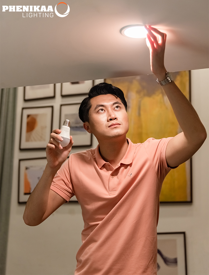 Đèn LED downlight âm trần tròn được sử dụng phổ biến hiện nay