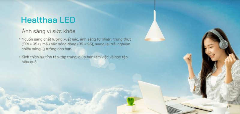 Dòng đèn Healthaa LED có ưu điểm vượt trội