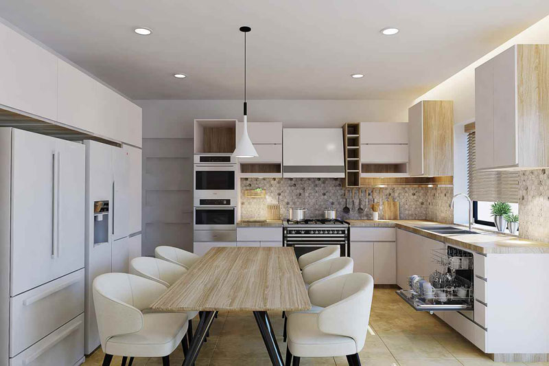 Đèn LED âm trần 9W thường được sử dụng trong các không gian nhà ở như phòng bếp