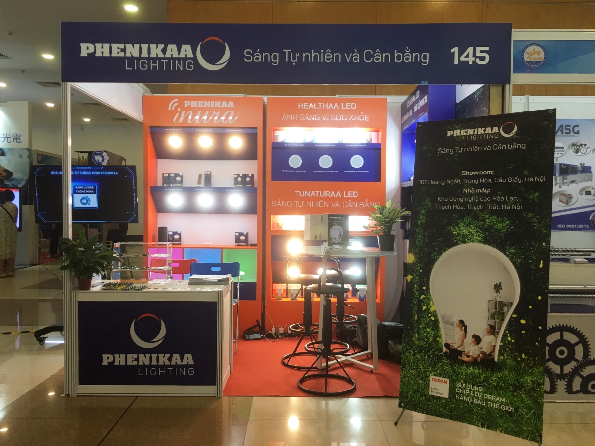 Phenikaa Lighting tự hào góp mặt trong triển lãm quốc tế Trưng bày giới thiệu sản phẩm công nghiệp chủ lực thành phố Hà Nội 2022