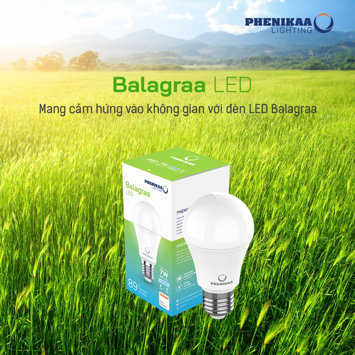 Mang cảm hứng vào không gian sống với đèn LED Balagraa